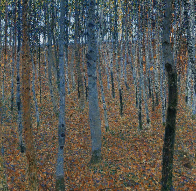 Gustav Klimt : Haut bois - 1902