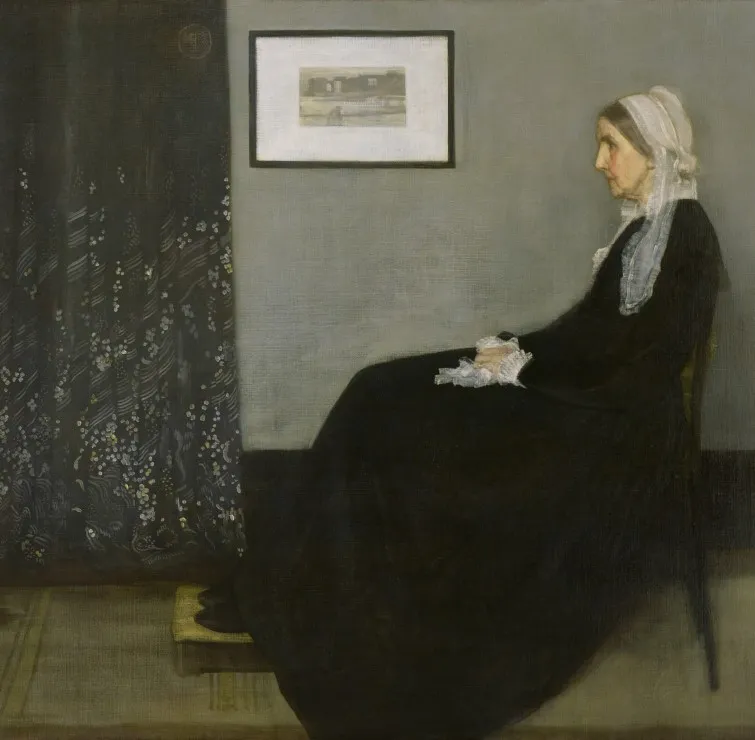 James Whistler : Whistler's Mother, 1871 (Arrangement in Grey and Black No.1)