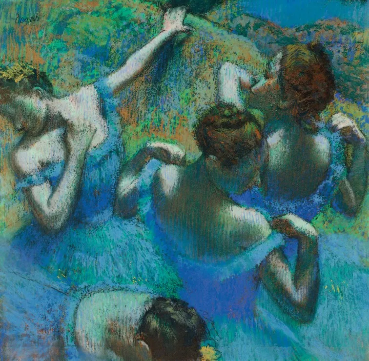 Edgar Degas : Danseuses Bleues, 1897