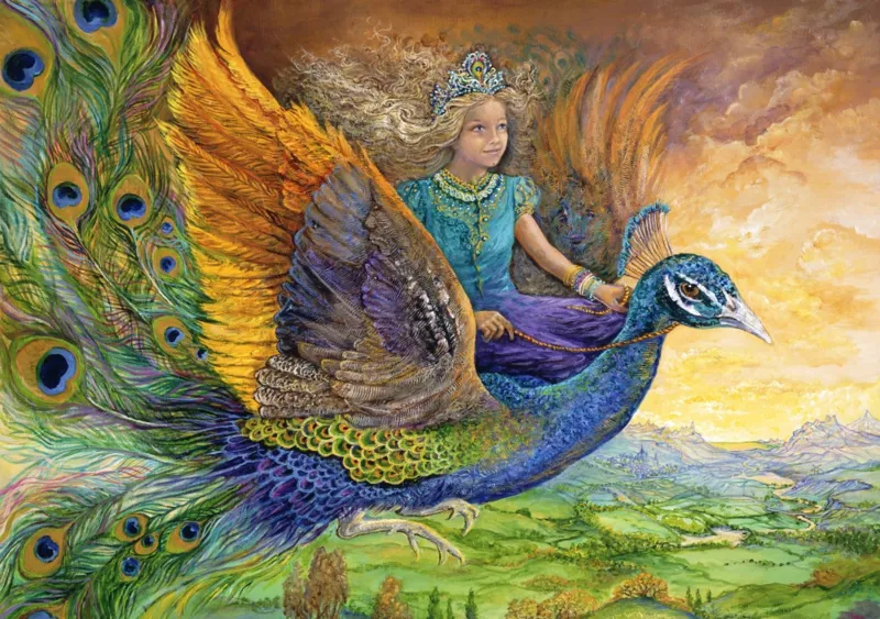 Josephine Wall - Peacock Princess