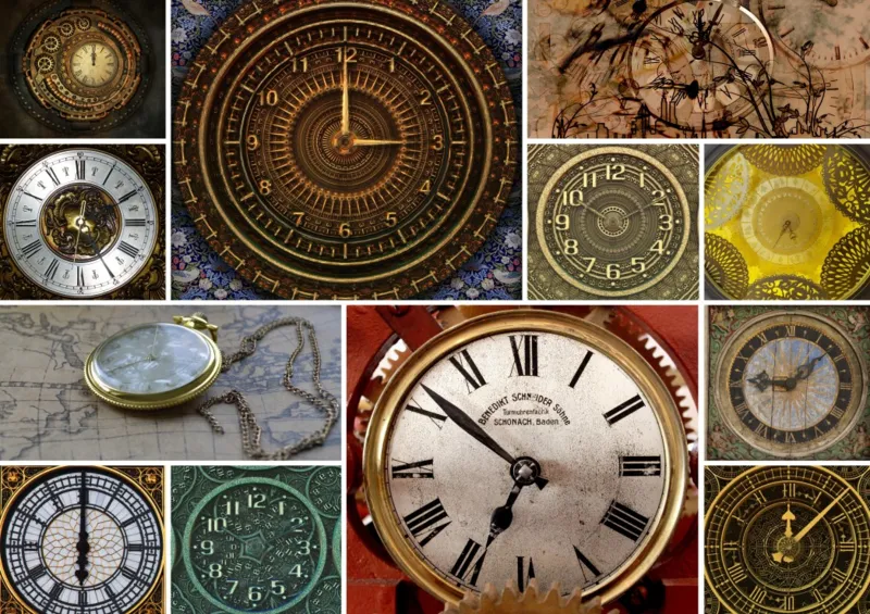 Collage - Horloges