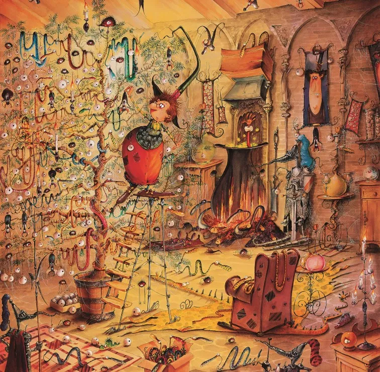 François Ruyer - La Sorcière et l'Arbre à Serpents 2