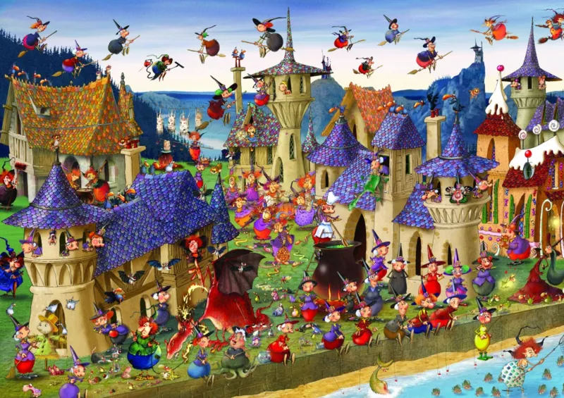 François Ruyer - Fête des Sorcières au Château