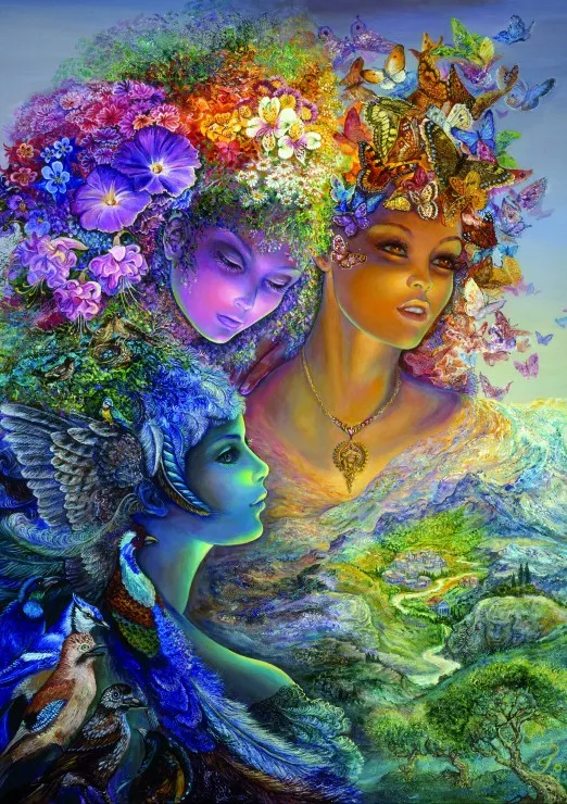 Josephine Wall - The Three Graces