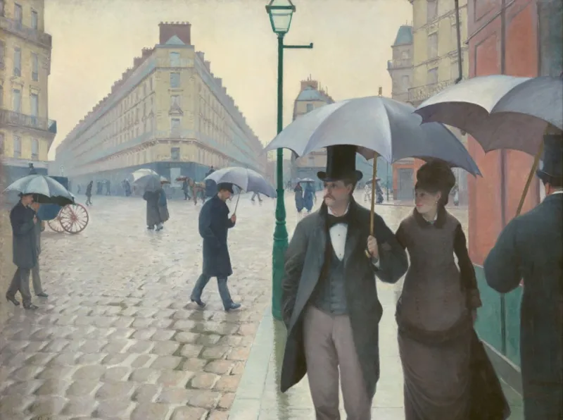 Gustave Caillebotte : Rue de Paris, Jour de Pluie, 1877