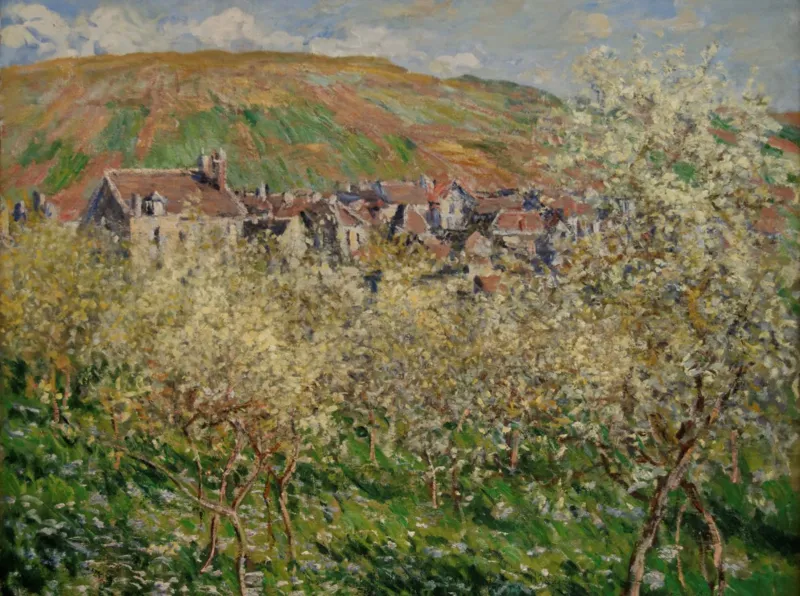 Claude Monet : Pruniers en Fleur, 1879