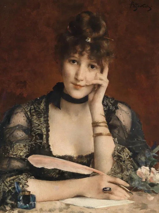 Alfred Stevens : La Lettre