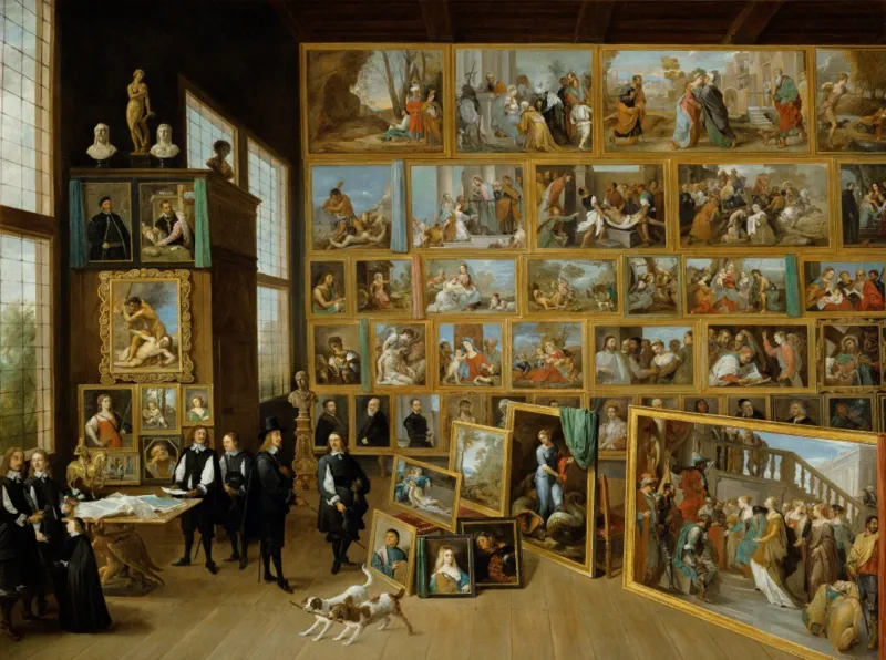David Teniers : Le Gouverneur Léopold-Guillaume et sa collection de tableaux à Bruxelles