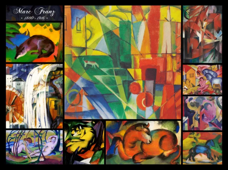 Franz Marc - Collage