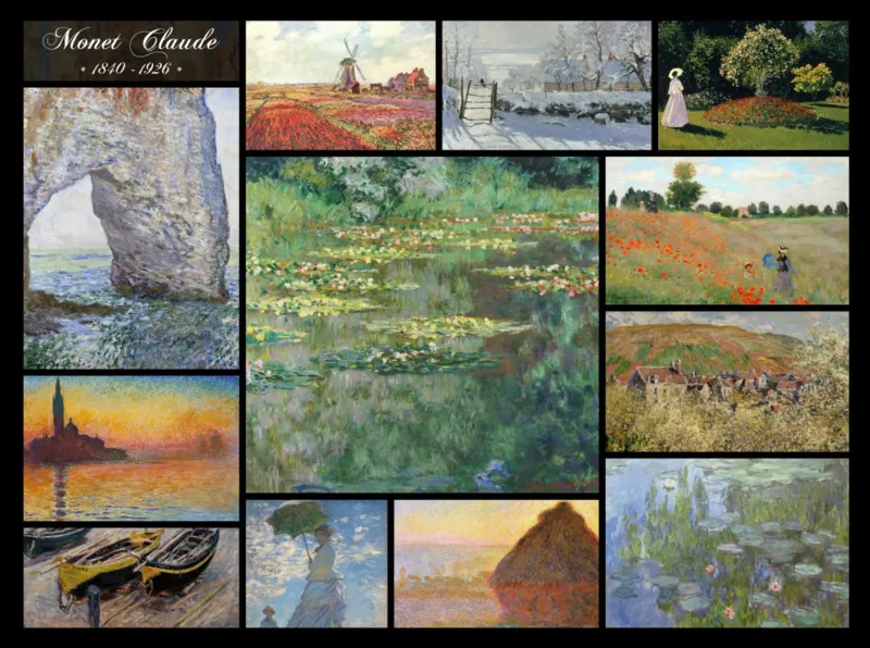 Claude Monet - Collage