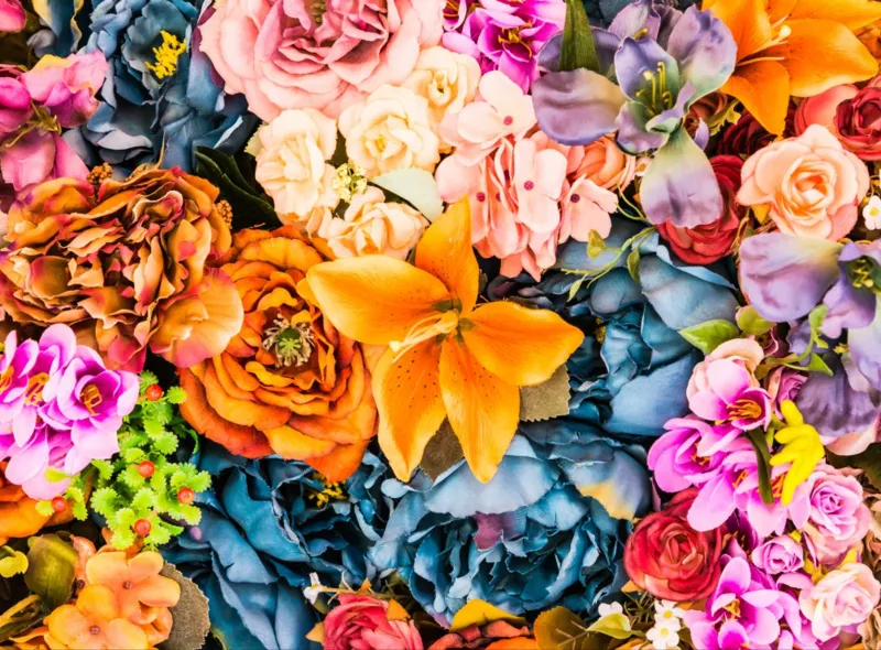 Bouquet Vintage de Fleurs Artificielles