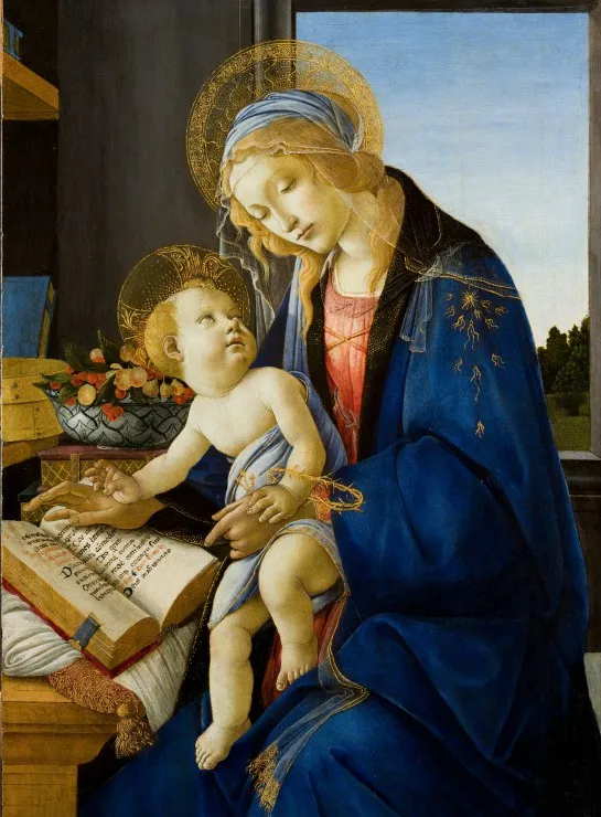 Sandro Botticelli: La Madone du Livre, 1480