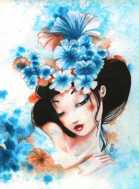 Misstigri - Blue Flowers