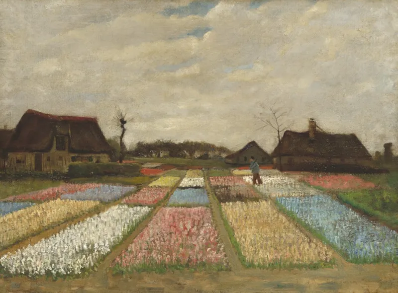 Vincent Van Gogh - Flower Beds in Holland, 1883