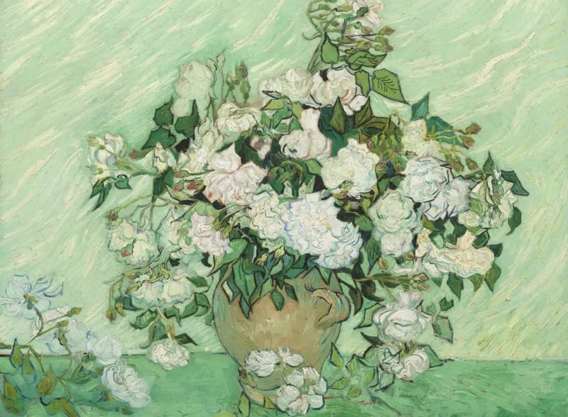 Vincent Van Gogh - Roses, 1890