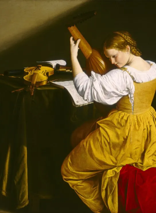 Orazio Gentileschi: La Joueuse de Luth, 1612/1620