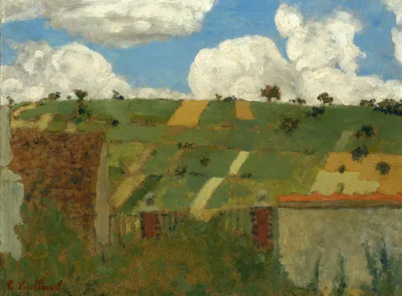 Edouard Vuillard : Paysage d'Ile de France, 1894