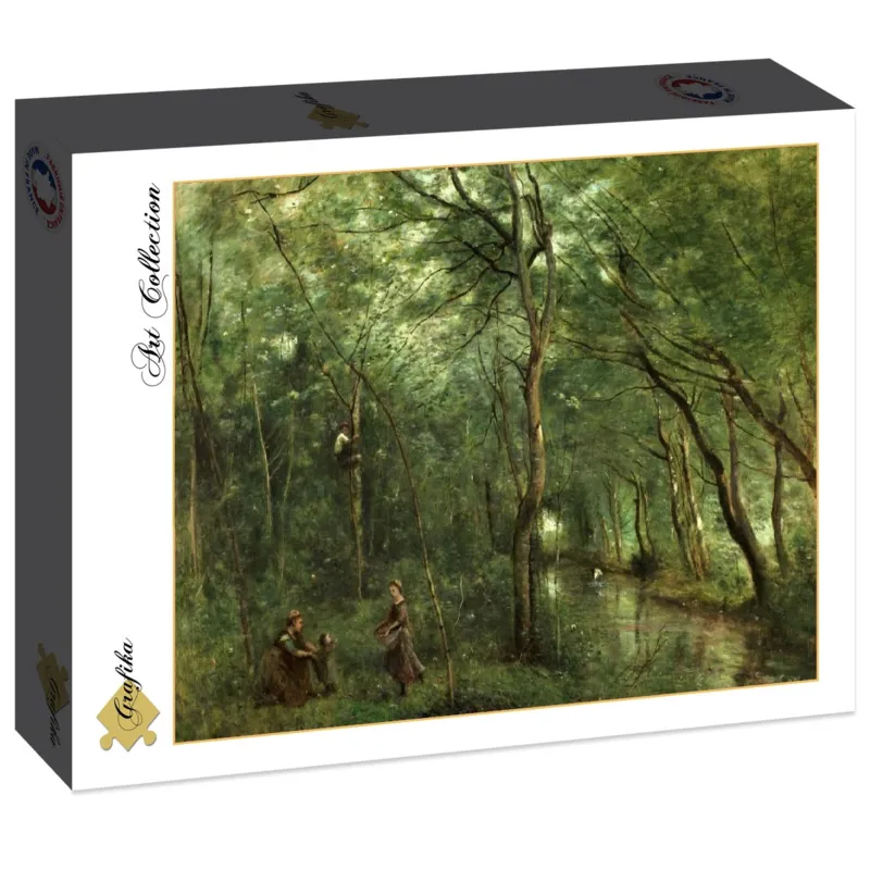 Jean-Baptiste-Camille Corot : Les Ramasseurs d'Anguille, 1860-1865