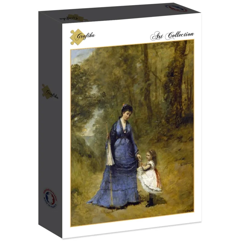 Jean-Baptiste-Camille Corot : Madame Stumpf et sa fille, 1872