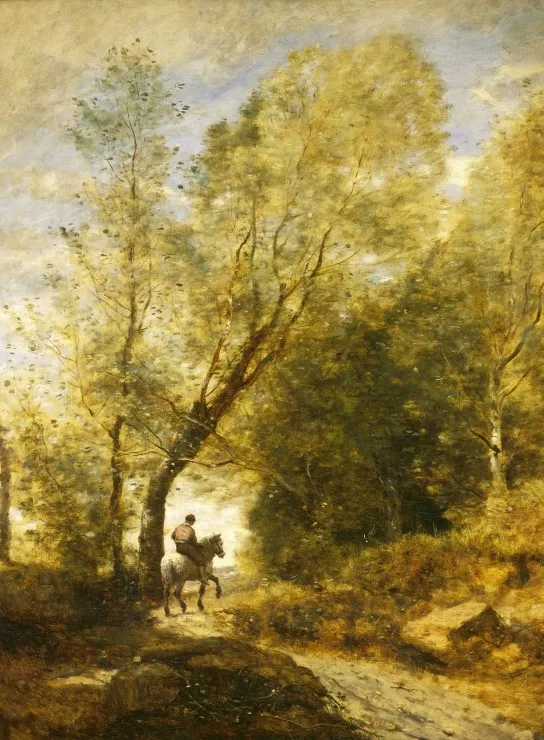 Jean-Baptiste-Camille Corot : La Forêt de Coubron, 1872