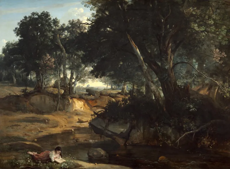 Jean-Baptiste-Camille Corot : Forêt de Fontainebleau, 1834