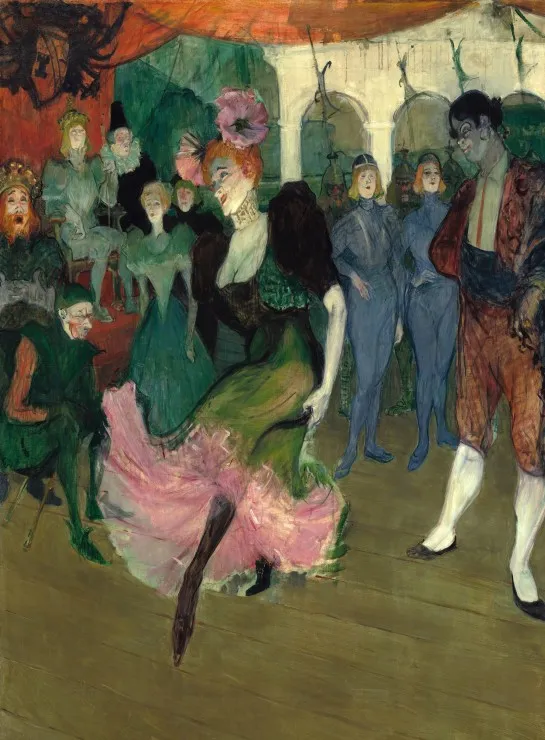Henri de Toulouse-Lautrec : Marcelle Lender Dansant le Bolero en