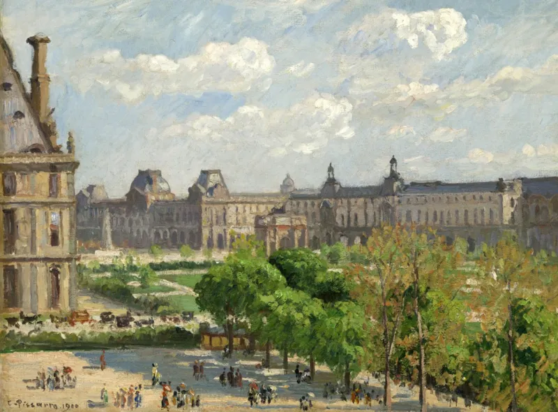 Camille Pissarro : Place du Carrousel, Paris, 1900