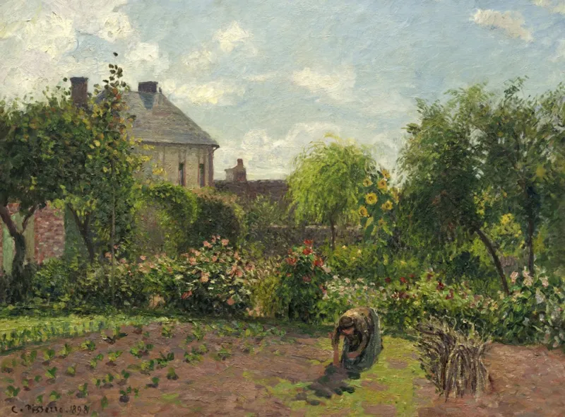 Camille Pissarro : Le Jardin de l'Artiste à Eragny, 1898
