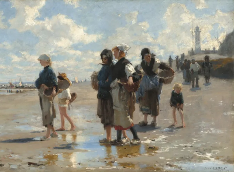 John Singer Sargent : En Route Pour la Pêche, 1878