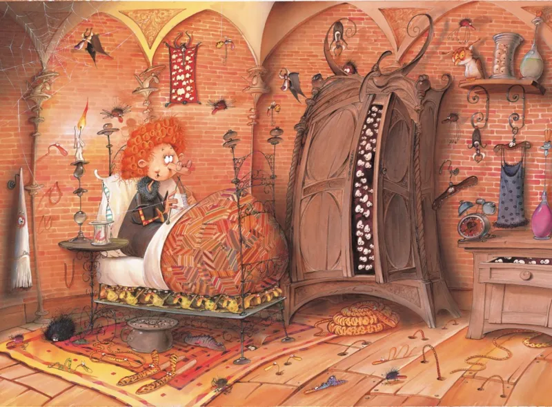 François Ruyer - Sorcière au Lit