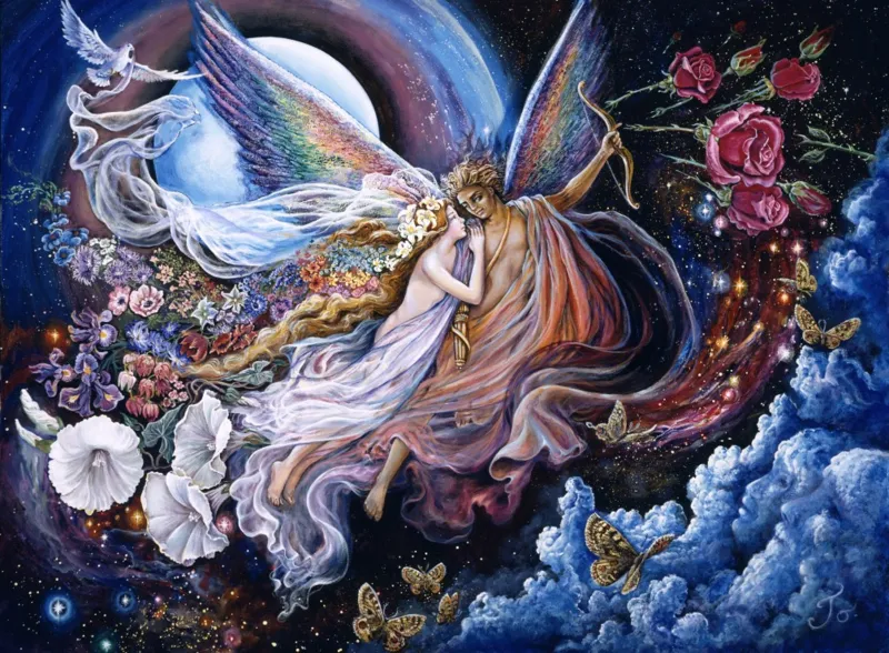 Josephine Wall - Eros and Psyche