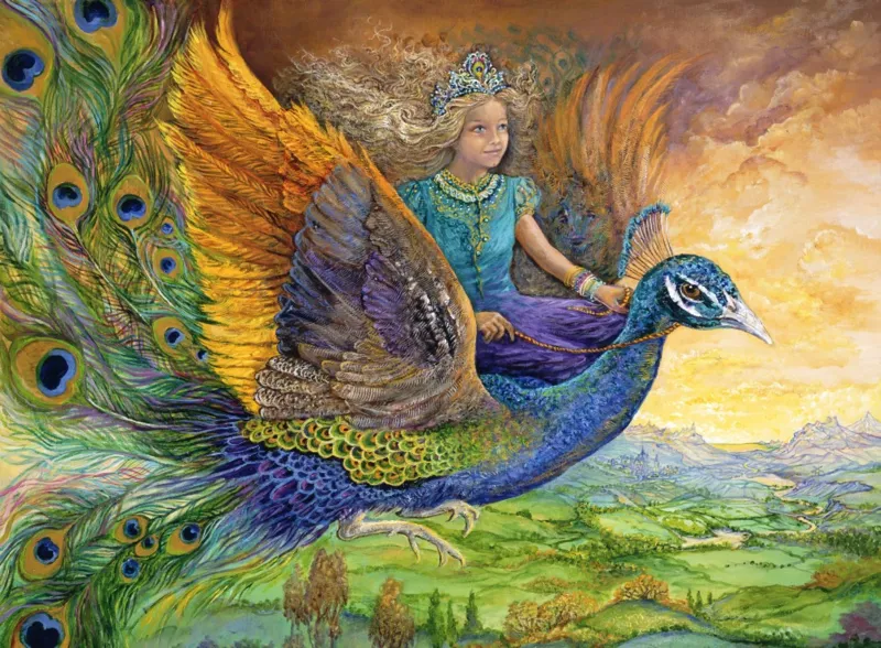 Josephine Wall - Peacock Princess