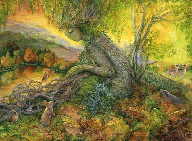 Josephine Wall - Autumn Serenade