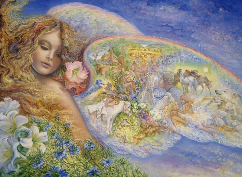 Josephine Wall - Wings of Love