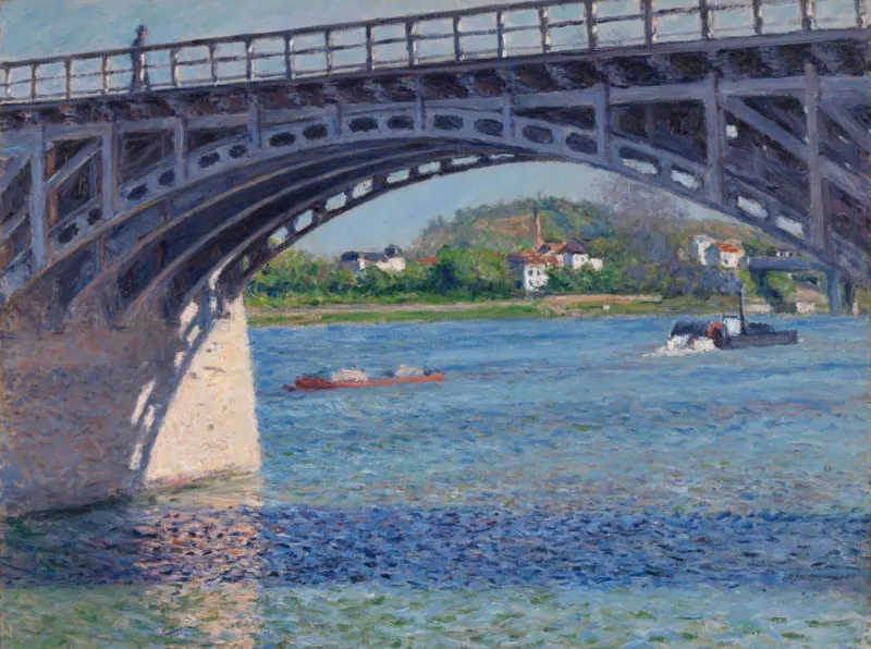 Gustave Caillebotte : Le Pont d'Argenteuil, 1883