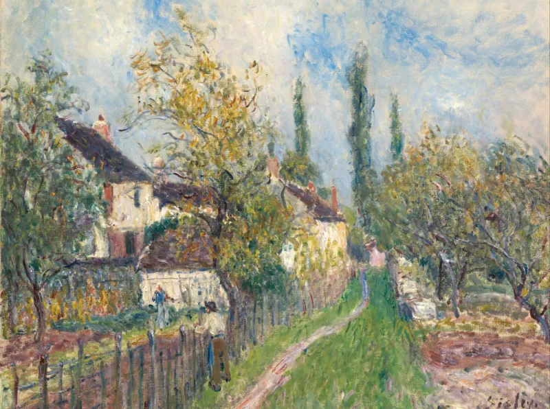 Alfred Sisley : Un Sentier aux Sablons, 1883