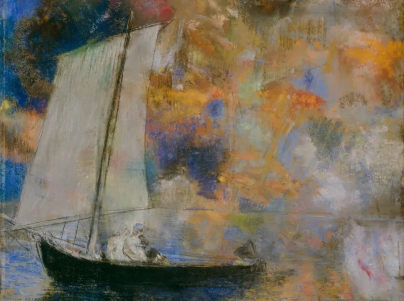 Odilon Redon : Nuages Fleuris, 1903