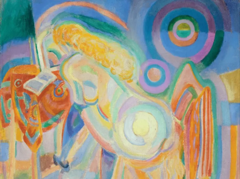 Robert Delaunay : Femme Nue Lisant, 1920