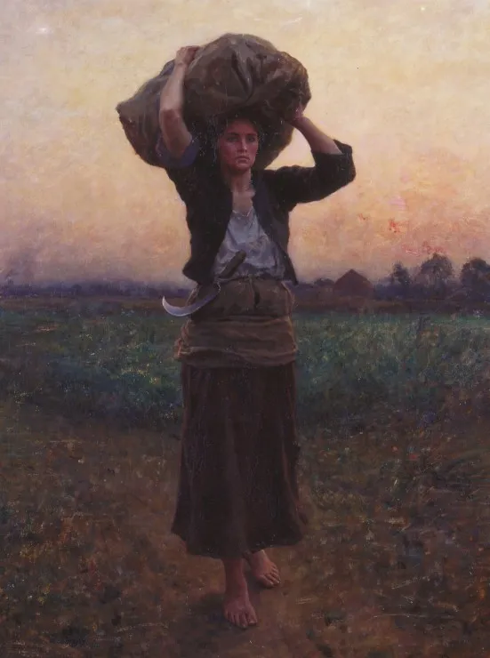 Jules Breton : L'Etoile du Berger, 1887
