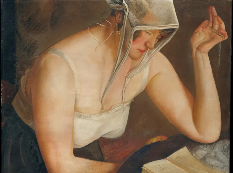 Boris Grigoriev : La Liseuse, 1922