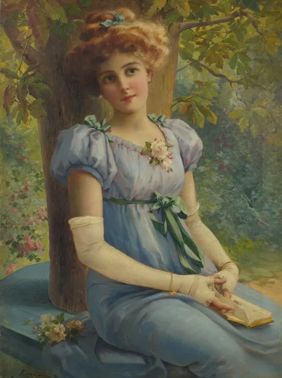 Émile Vernon : Un Doux Regard, 1919