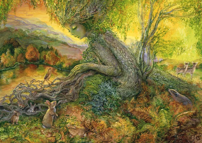 Josephine Wall - Autumn Serenade