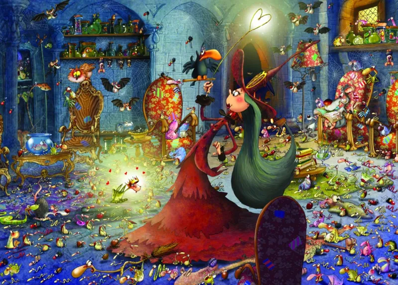 François Ruyer - La Sorcière à la Baguette Magique