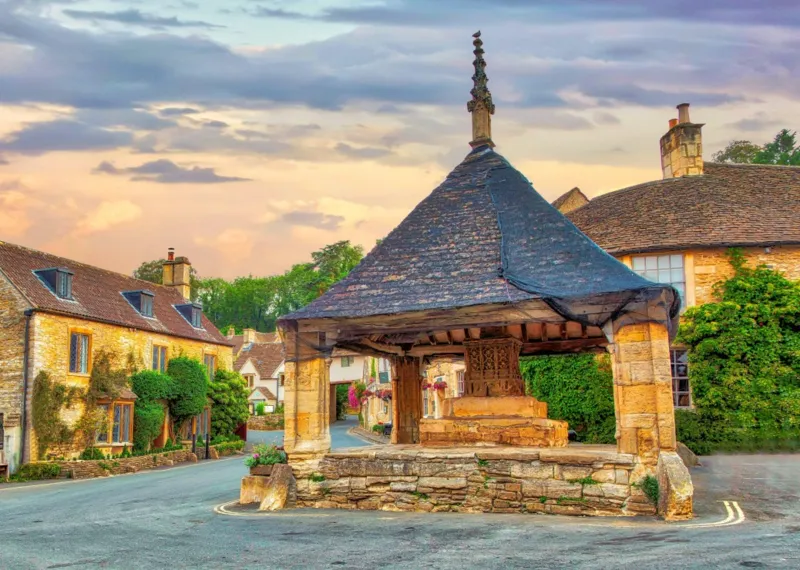 Market Cross in Castle Combe, Cotswolds