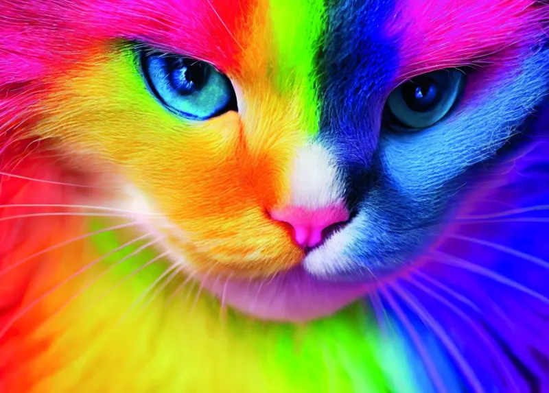 Chat Coloré