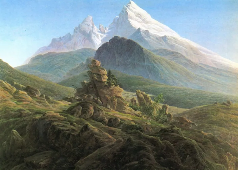 Caspar David Friedrich - Le Watzmann, 1825