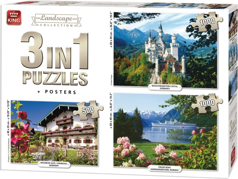 3 Puzzles - Landscape Collection