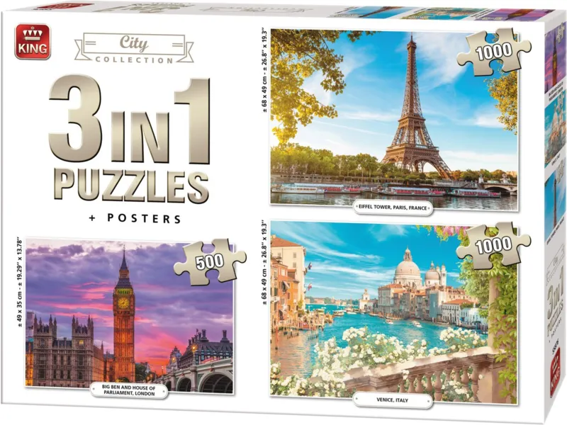 3 Puzzles - City Collection