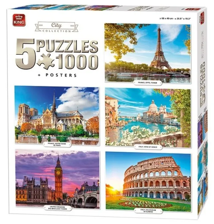 5 Puzzles - City Collection