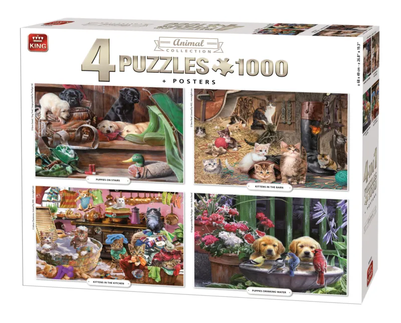 4 Puzzles - Animal Collection